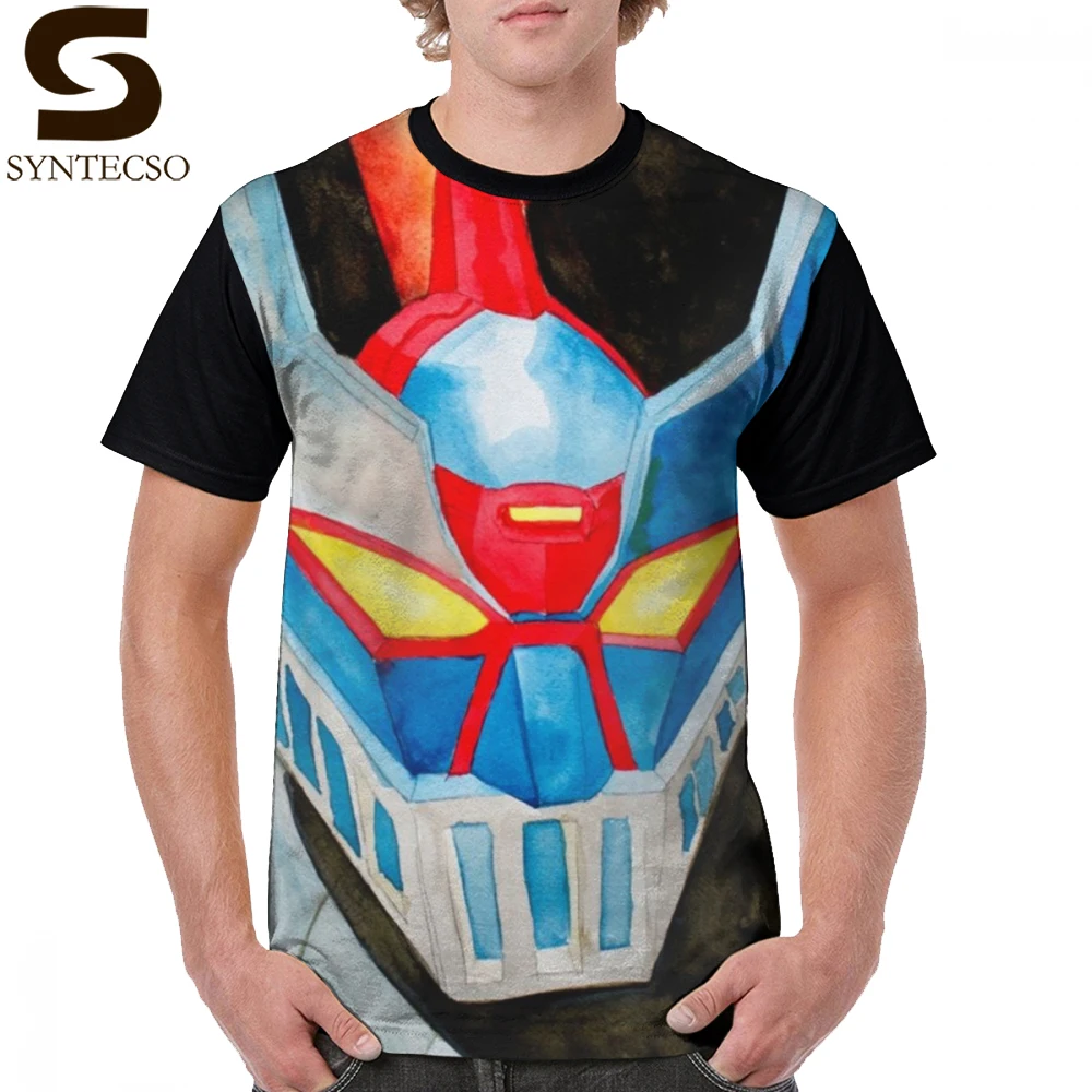Футболка Mazinger Z футболка с коротким рукавом 100 полиэстер 5x потрясающая