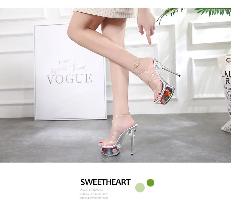 Dwayne/пикантная обувь для стриптиза; босоножки на очень высоком каблуке и водонепроницаемой платформе; женские прозрачные свадебные туфли с кристаллами; женские босоножки