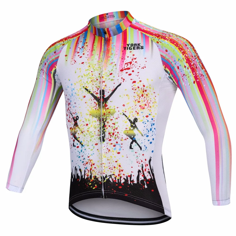 2018 Men Colorful Spot Breathable Spring Autumn Breathable Cycling 