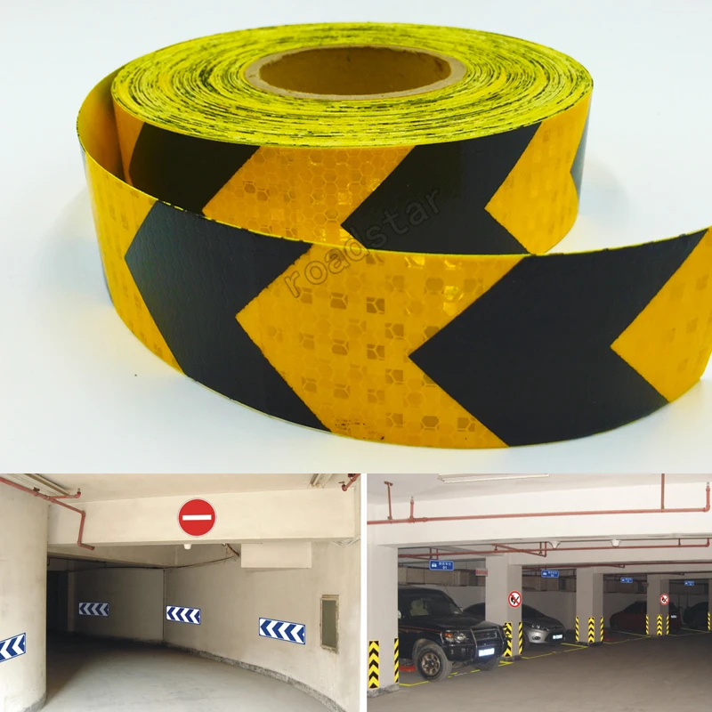 5cm*10m Reflective adhesive tape for car styling motorcycle decoration reflective warning tape