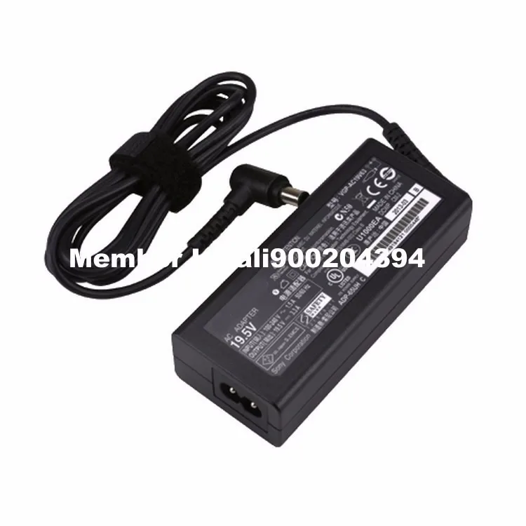 JIGU Замена для Sony 19 5 V 3.3A 6 5*4 4 мм 65 Вт PCGA AC19V1 AC71 VGP AC19V43 AC19V44 AC19V48 PCG 705|19.5v sony| |