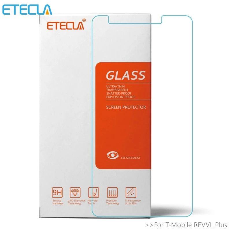

For T-Mobile Revvl Plus Glass T-Mobile Revvl Plus Tempered Glass On T Mobile Revvl Plus Screen Protector 0.26mm 9h Glass Film