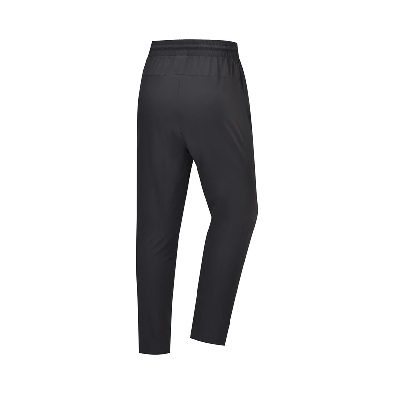 Li-Ning мужские брюки серии Wade, 86% нейлон, 14% спандекс, Стандартный крой, с карманами на завязках, подкладка, 3D облегающие спортивные штаны AYKP057 MKY488