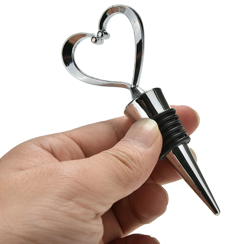Wine Stopper Elegant Heart Shaped Bottle Stopper Wedding Favorsin Wine
