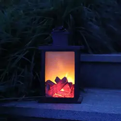 1 шт. камин светодиодный эффект горения лампа-фонарь прочный для сада газон спальня QP2