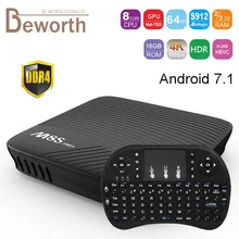 3 ГБ DDR4 32 ГБ Android 7.1 nougat ТВ коробка mecool M8S Pro Amlogic S912 Восьмиядерный UHD 4 К BT 4.1 2.4 г/5 г двойной WiFi Smart телеприставки