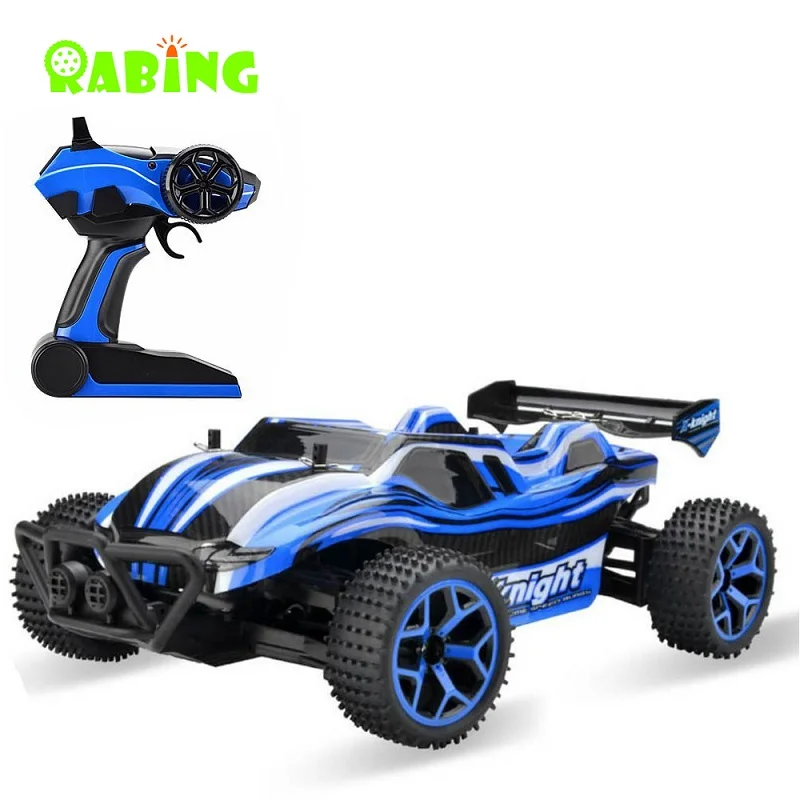 Machine On The Remote Control Blue Racing Cars High Speed 20km/h 118 4WD Electric Truck 2.4GHz