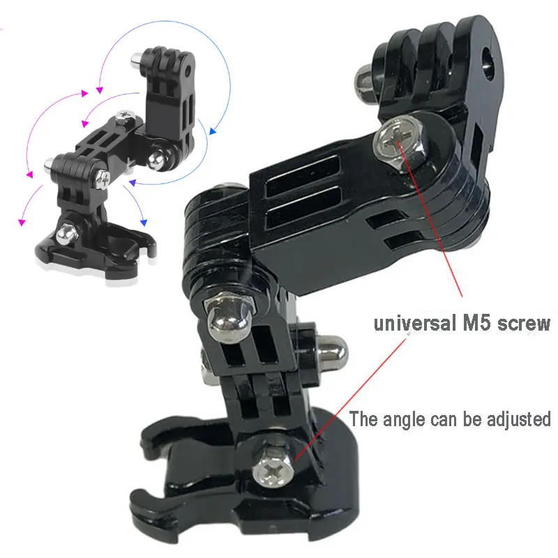 Держатель подбородка для мотоциклетного шлема Gopro 7/6/5 SJ4000/SJ7/SJ8 xiaomi yi 4k sony