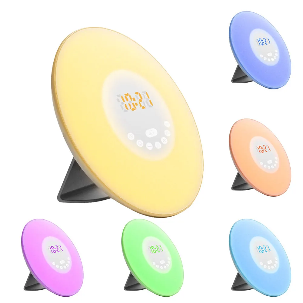 Touch-Sensor-Sunrise-Alarm-Clock-Digital-LED-Time-Display-Morning-Wake-Up-Alarm-Clocks-FM-Radio_