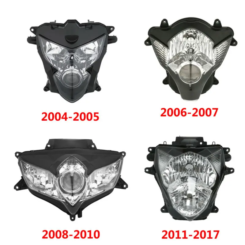 Передняя фара в сборе для мотоцикла Suzuki GSXR600 GSXR750 04 05 06 07 08 10 11 17| |
