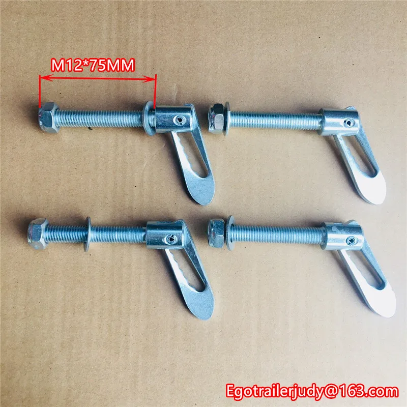 

EGO TRAILER Price for 4pcs anti Luce M12 x 75mm Drop Catch Tail Gate Fastener , Fasteners - Bolt-On Type, trailer parts