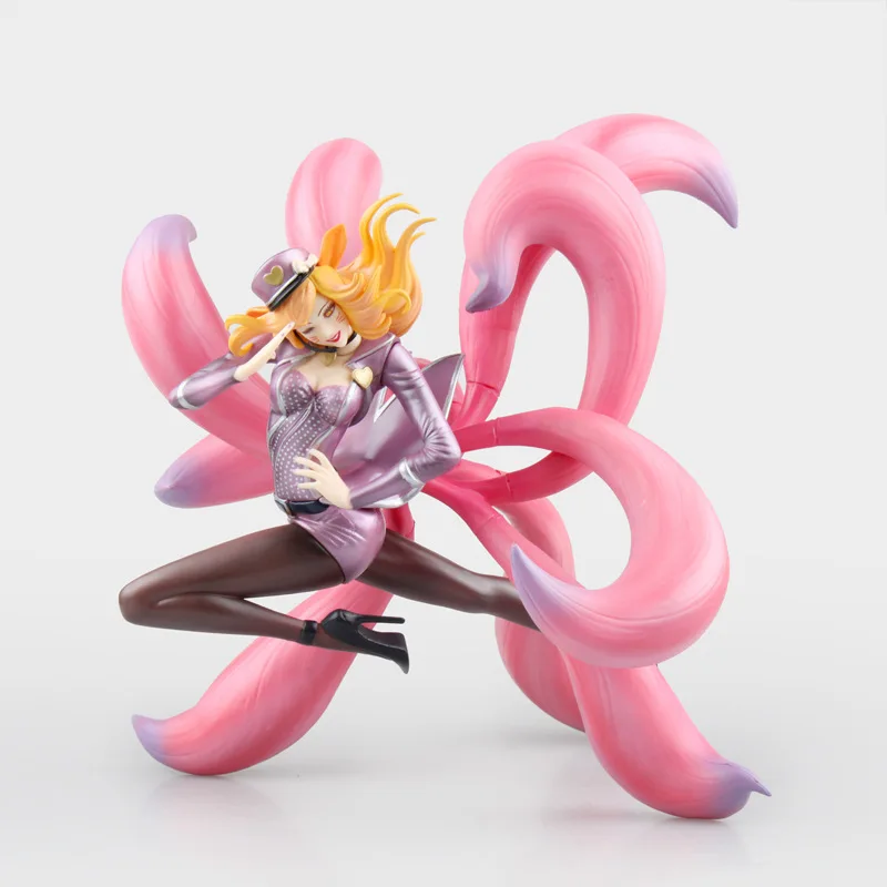 Бесплатная доставка 9 &quotигра Ahri Лиса с девятью хвостами идол певица розовый вер.