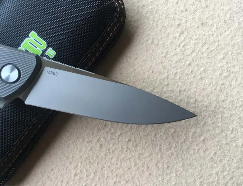 Складной нож GREEN THORN F95 HATI CF складной M390 из углеродного волокна с титановой ручкой