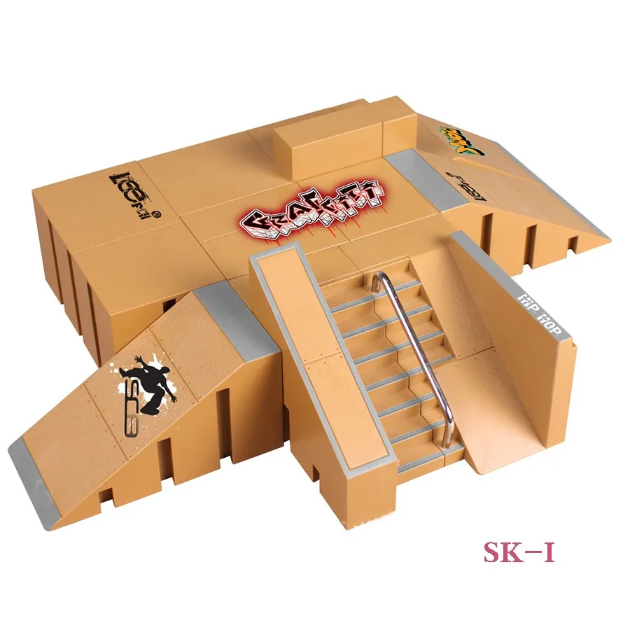 SK J 8+3 Multi style Combination Finger Skateboard Park Ramp Fingerboard  Parts for Tech Deck Finger Board Stage Property|fingerboard deck|skateboard  parkfinger skateboard - AliExpress