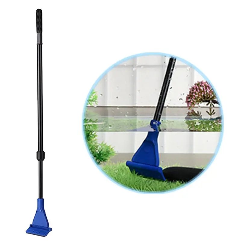 5 in 1 Aquarium Algae Fish Tank Kit Cleaning Tools Set Gravel Rake Grass Clip Clean Sponge Algae Brush Fishing Net Scraper Spong