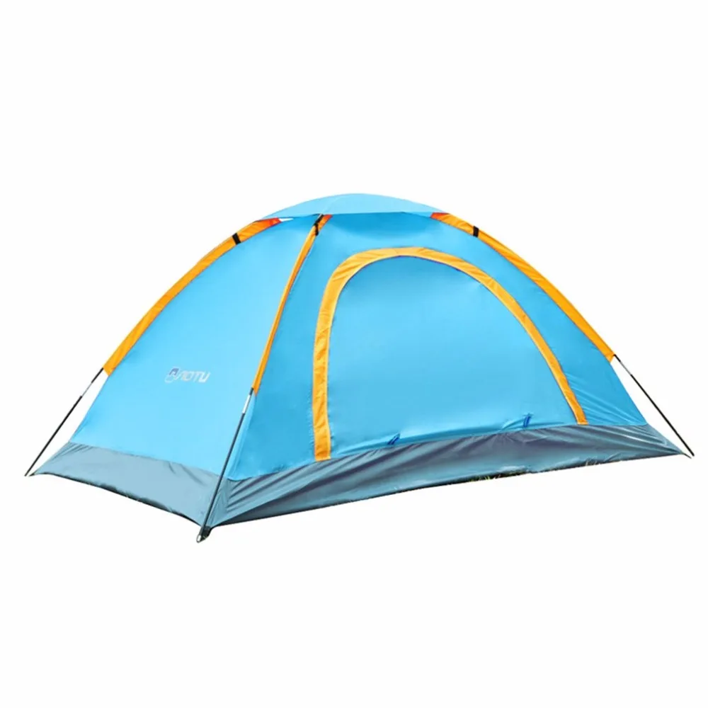 

Camping Outdoor 1-2 Person Durable Waterproof Camping Aluminum Tent High Quality Tent 210D oxford fabric Backer