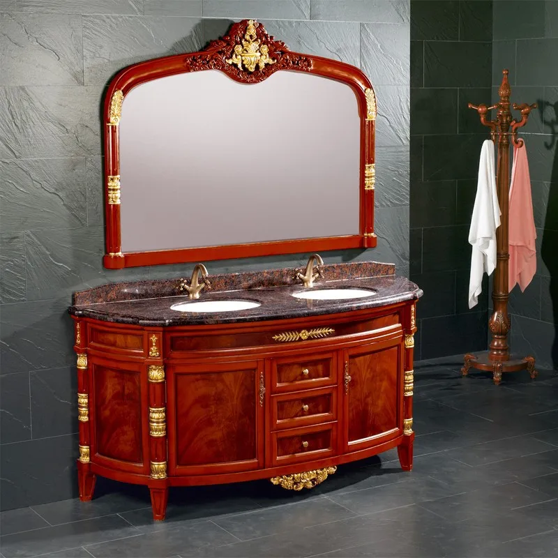 2015 New Design Bathroom Cabinet Solid Wood Bathroom Cabinet