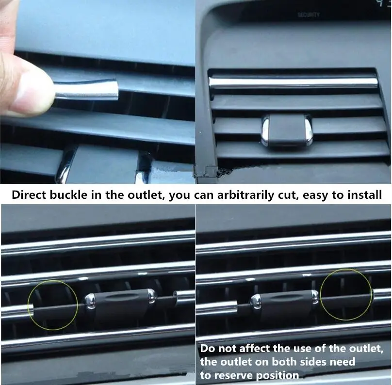 

4m Car Styling Outlet decorative line Stickers For Volkswagen VW Atlas Golf 5 6 7 Variant Alltrack Passat Variant Alltrack