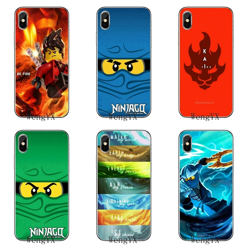 

cartoon ninjago kai slim silicone TPU Soft phone cover case For Apple iPhone X XR XS Max 8 7 6 6s plus 5 5s 5c SE 4 4s