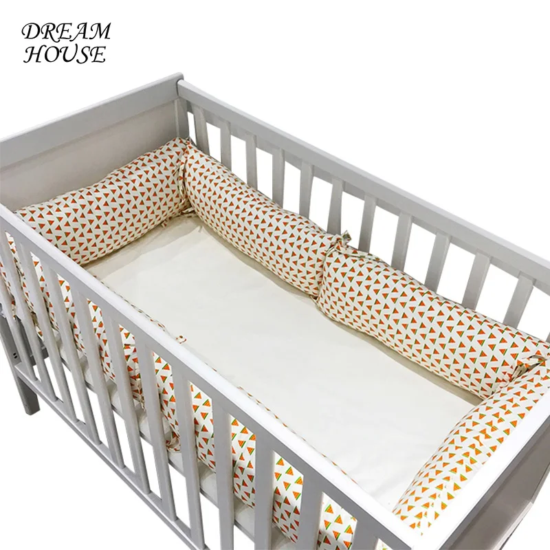 6pcs/lot Baby Bed Bumpers Infant Non static Baby Protect Bumpers Girl