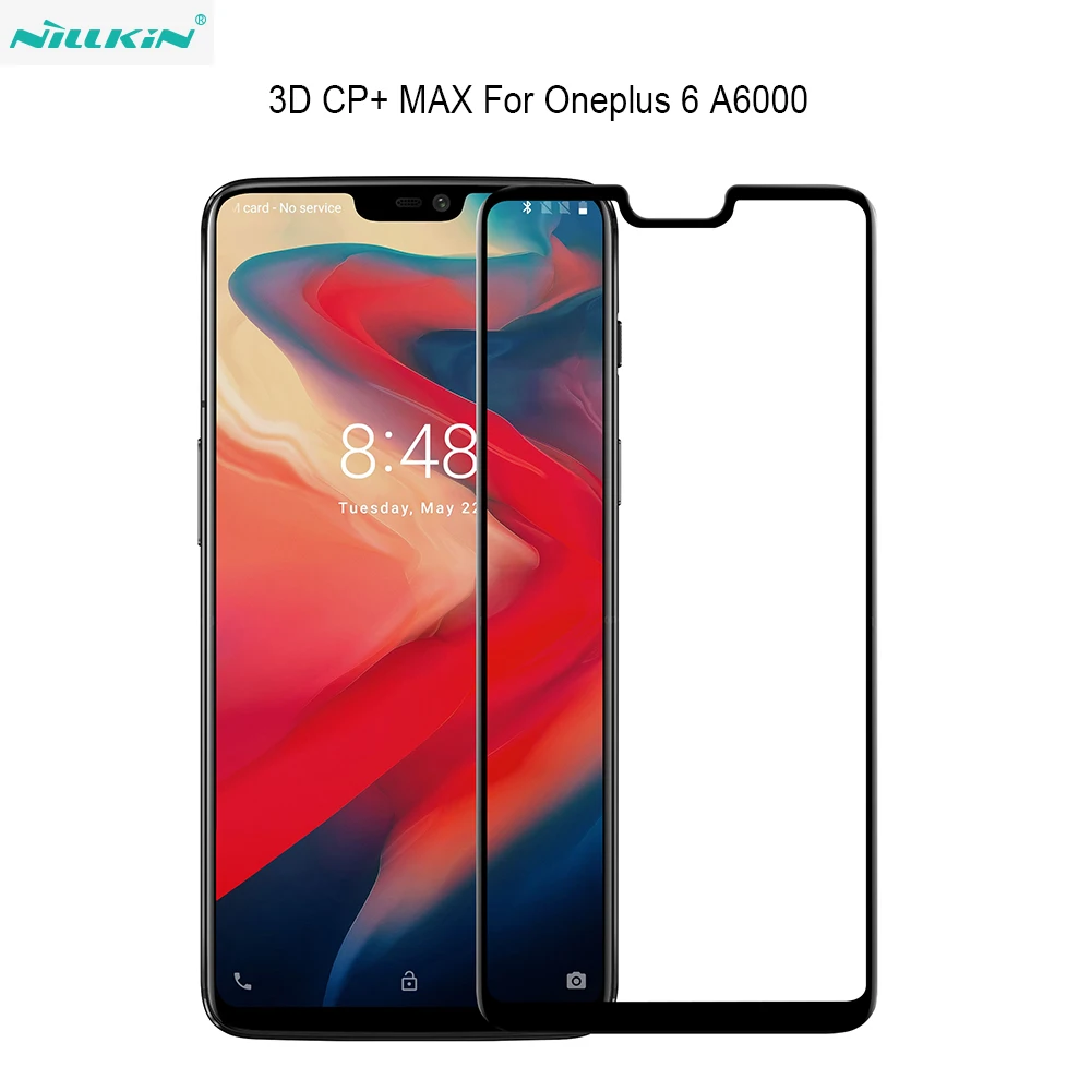 For Oneplus 6 A6000 NILLKIN Amazing 3D CP+ MAX full cover Anti-Explosion 9H Tempered Glass Screen Protector For oneplus 6 cover