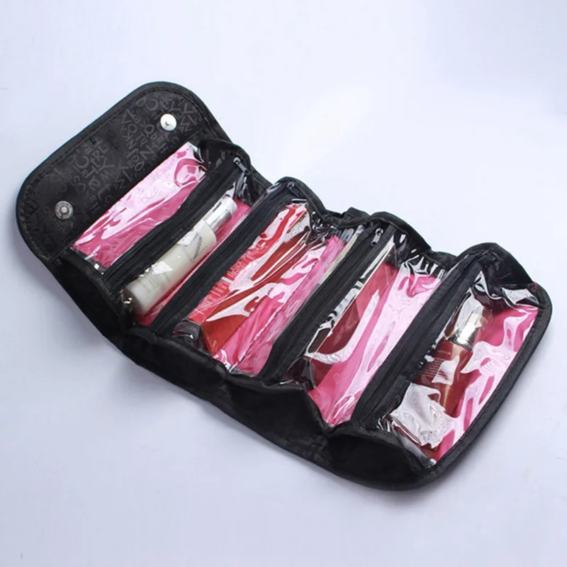 

2019 Traveling Hanging Cosmetic Bag Women Zipper Case Letter Make Up Makeup Bags Necessaries Storage Organizer Toilet Bag Bag