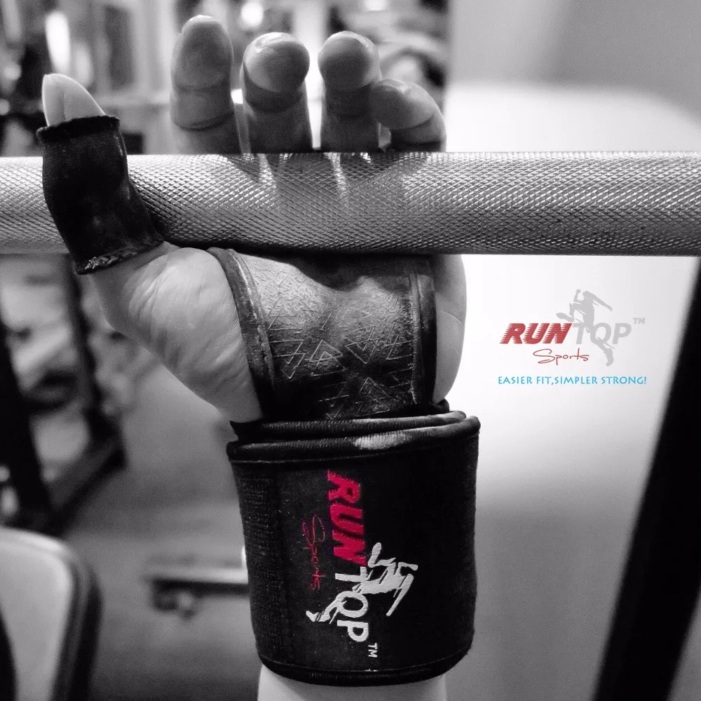 RUNTOP Finger Thumb Sleeves ONE Pair Hook Grips Protection for Weightlifting Powerlifting Cross Training WODs Prevent Tear Rips Blister RUNTOP Finger Thumb Sleeves ONE Pair Hook Grips Protection for Weightlifting Powerlifting Cross Training WODs Prevent Tear Rips Blister