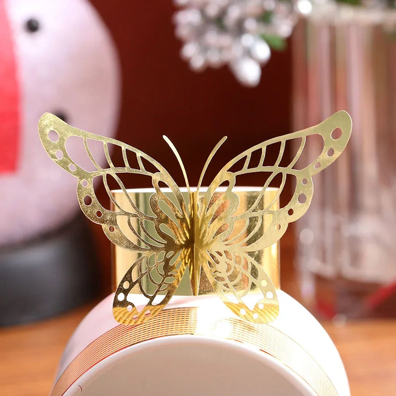 Laser Cut Napkin Rings Gold Laser Cut Napkin Rings Gold