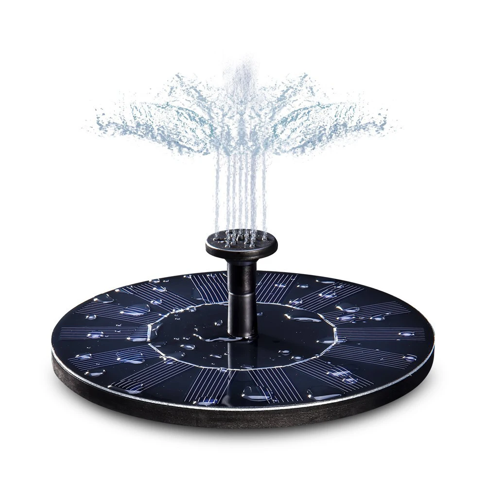 Mini Solar Water Pump Birdbath Flower Shape Small Pond Garden Decoration water pumps Water-height 65cm micro pump for | Обустройство