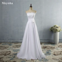ZJ90 New 2016 Arrival dress Strapless Tulle Sweetheart applique sequins wedding dresses for Bride Gown size