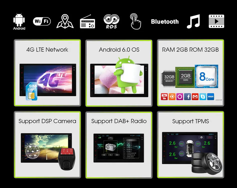 Excellent Ownice C500 Octa 8 Core Android 6.0 2G RAM 32GB ROM Support 4G LTE SIM Network Car GPS 2 din Universal car Radio player no dvd 9 Excellent Ownice C500 Octa 8 Core Android 6.0 2G RAM 32GB ROM Support 4G LTE SIM Network Car GPS 2 din Universal car Radio player no dvd 9