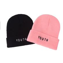 Лидер продаж! Молодежная мужская брендовая зимняя шапка Skullies Beanies Женская Мужская шапочка из спандекса модная теплая вязаная шапка