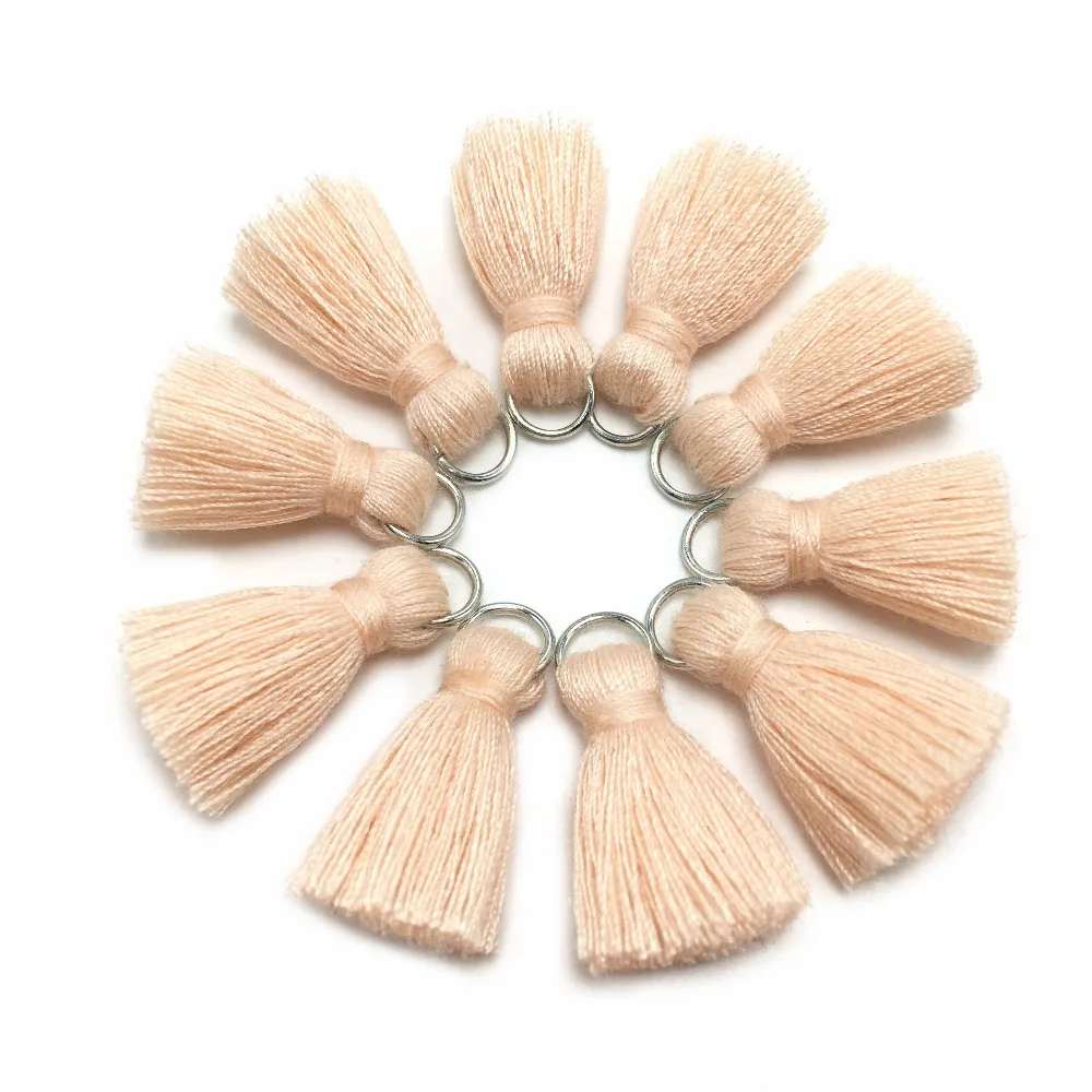 CHENGRUI L46,2cm, 술, 면 술, 미니 술, 보석 액세서리, diy 액세서리, 귀걸이 재료, 10 개/가방