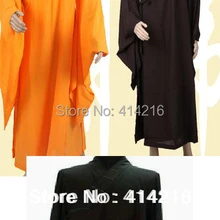 Унисекс буддийские одежды монах Шао Lin кунг-фу дзен лежал медитации костюмы халат haiqing senfu 3 цвета