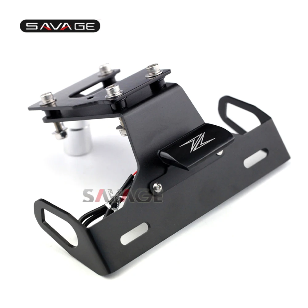 Para KAWASAKI Z900 2017 Registro de Suporte Da Placa De Licença Da Motocicleta Fender Eliminator Cauda Tidy DIODO EMISSOR de Luz