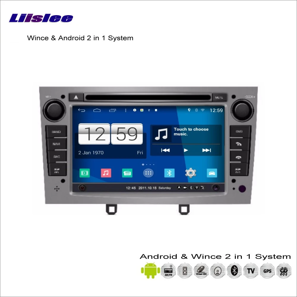 Sale Liislee Car Android Multimedia For Peugeot 308 / RCZ 2008~2013 Radio DVD Player GPS Nav Map Navigation Audio Video Stereo System 2