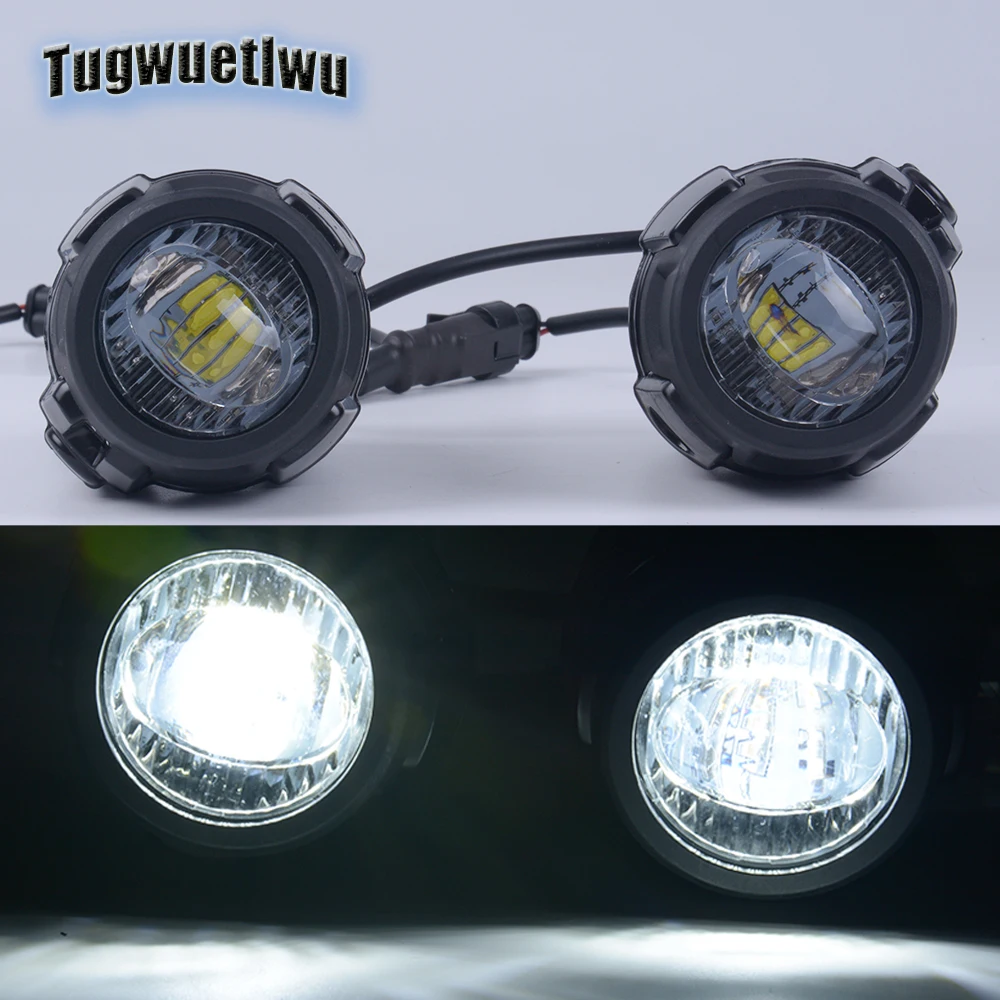 1 Pair Led Auxiliary Lamp Driving Lights Fog Light
