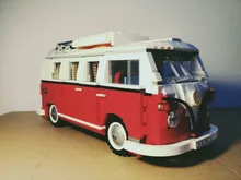 Lepin 21001 Creator series the Volkswagen T1 Camper Van Model Building Blocks classic Compatible Technic car Toys