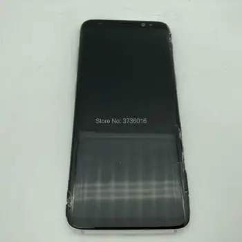 

Broken LCD Display For phone Galaxy S9 mobile phone practice how to do repair Lcds glass and separate middle frame