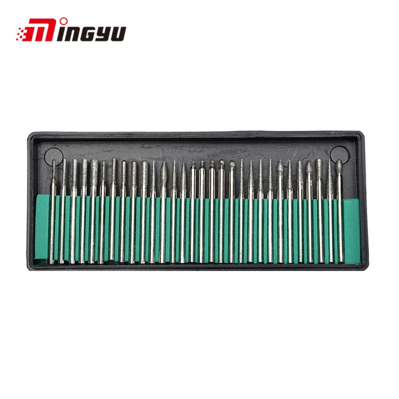 Diamond Burs Dremel Abrasives For Metal Glass And Jade Grinding Round 2