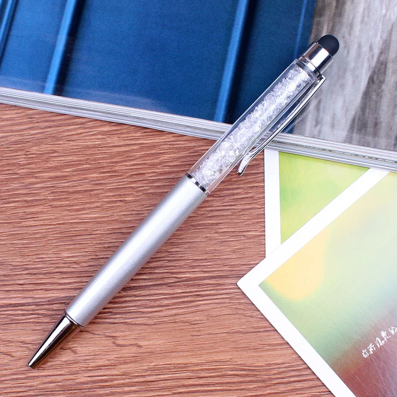 23 Цвета Кристалл шариковая ручка креативный пилот Стилус для письма канцелярские ручка для офисов и школ шариковая ручка чернил черный синий - Цвет: 23