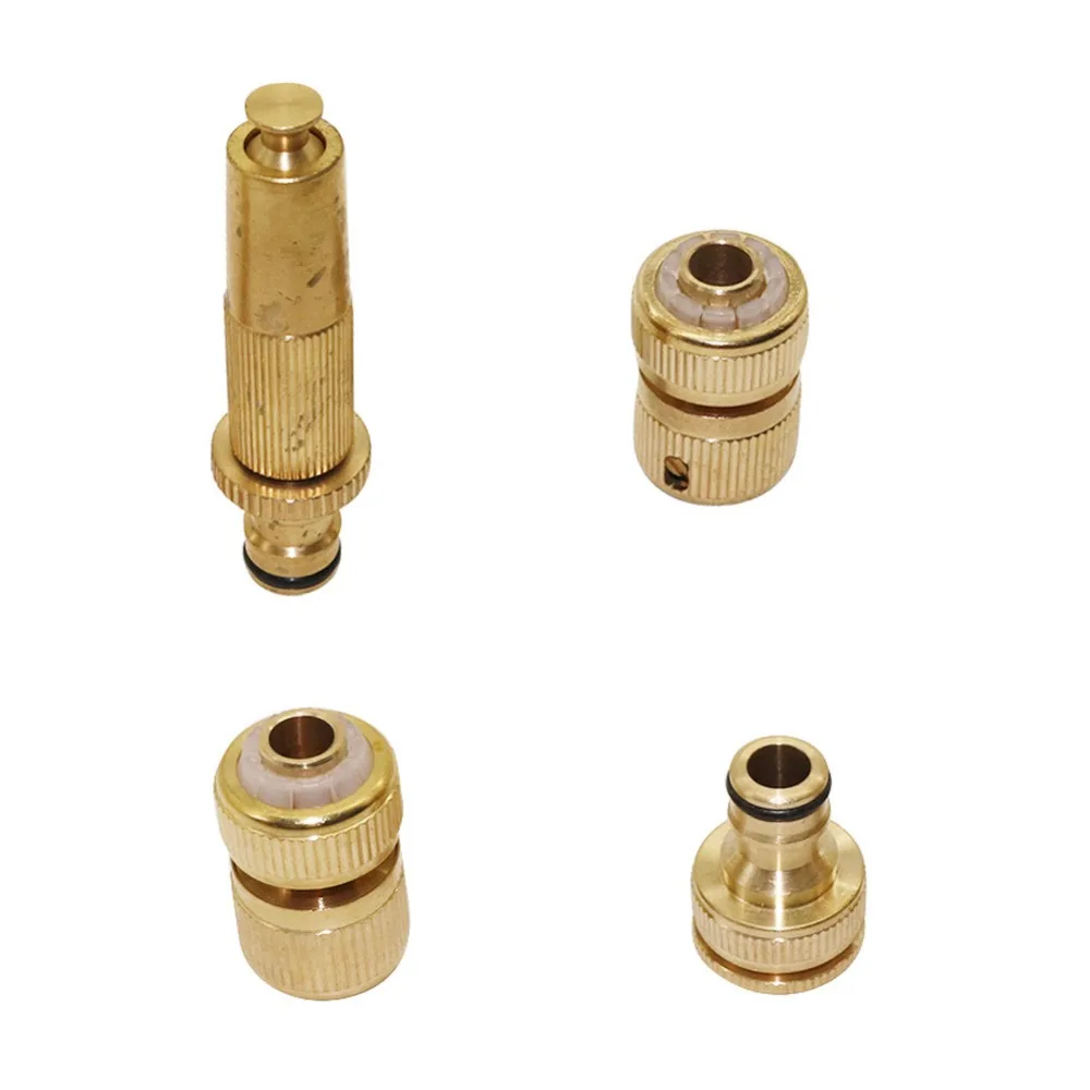 Garden Hose Water Tap Fittings Brass Connector Car wash Quick Adapter