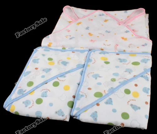 factorysale Personaly! 100% Cotton New Baby Swaddle Blanket Wrap Bath Hooded Towel Robe worldwide Cheapest | Дом и сад