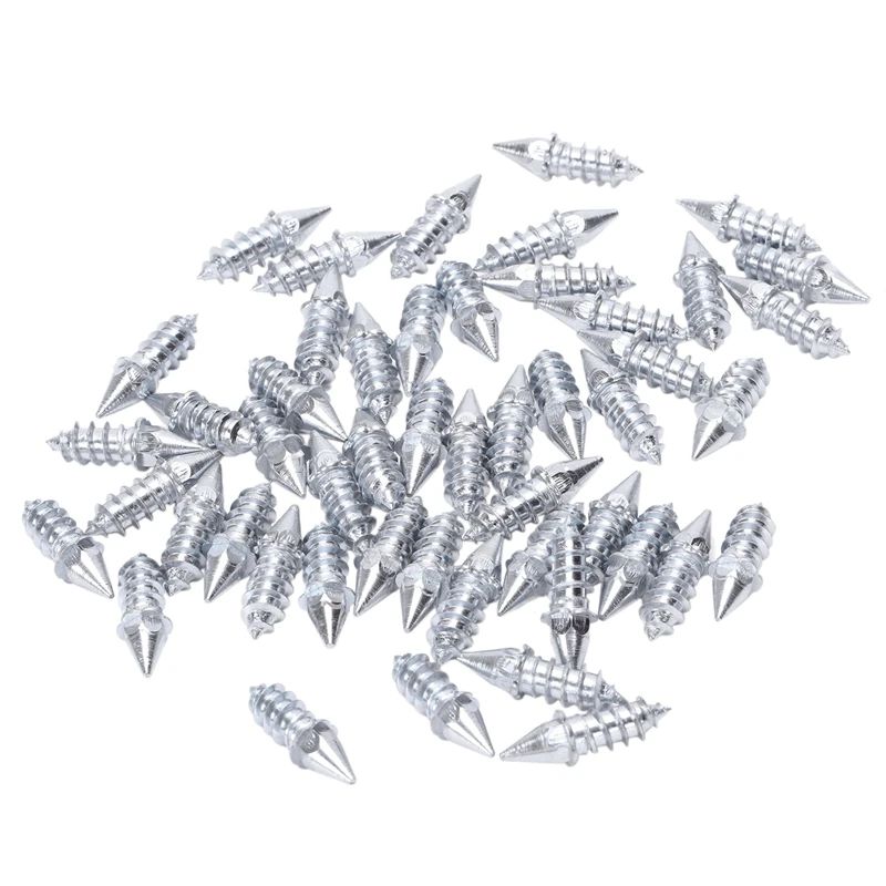

50Pcs/Set Length 27Mm Anti Skid Tire Screw, Car Tires Studs Spikes Wheel Snow Chains For Car Vehicle Truck Motorcycle Tires Wi