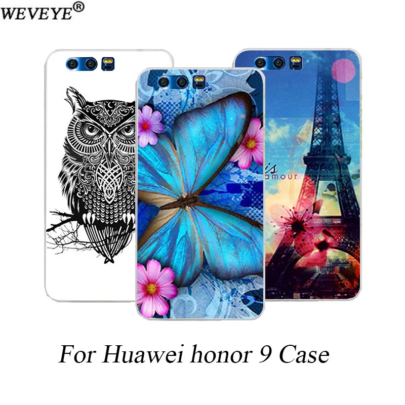 Чехол для Huawei honor 9 Модный мягкий силиконовый чехол из ТПУ с рисунком сделай сам