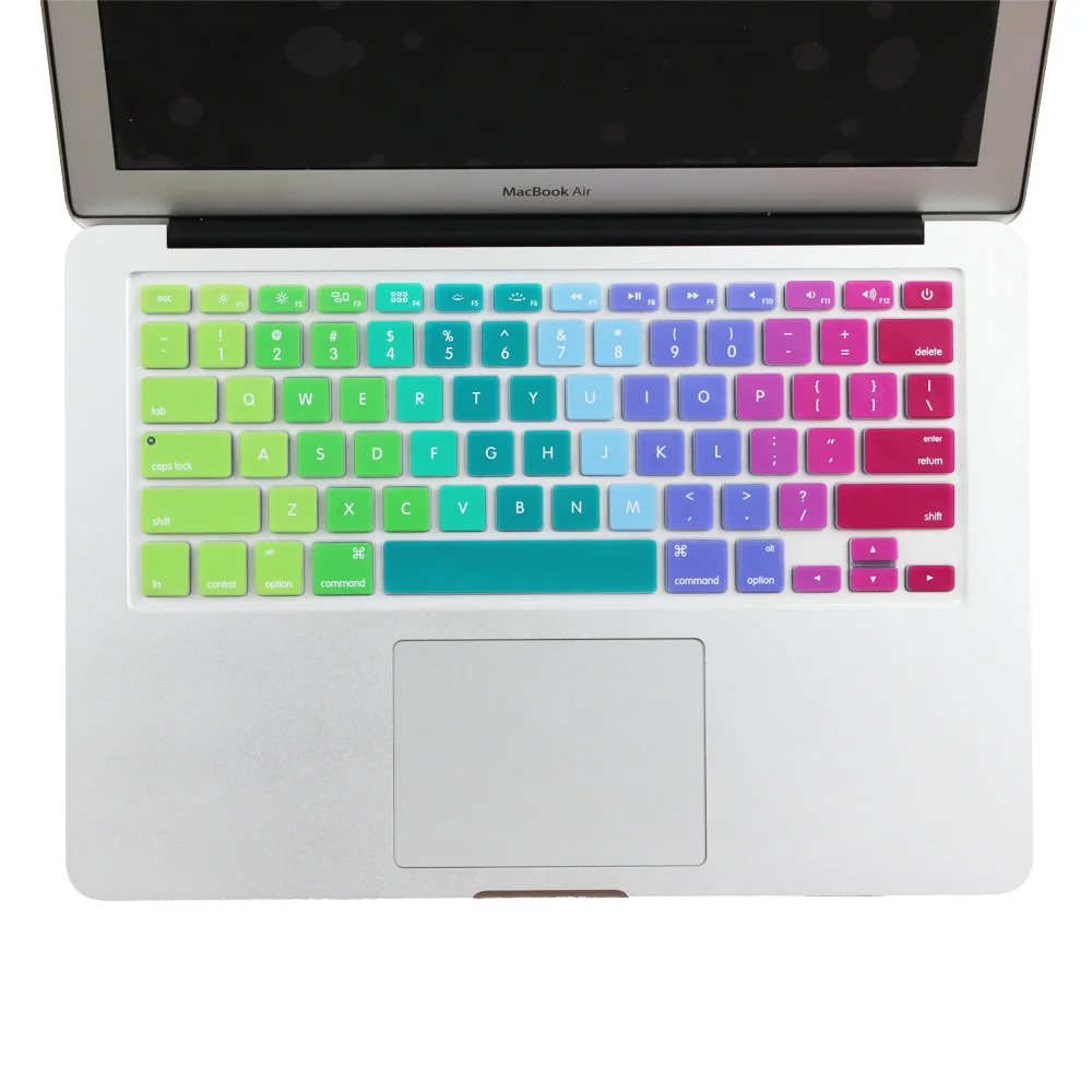 Silicone Waterproof Keyboard Cover for MacBook Air 13 A1932 Touch Us Enter Spanish French Thai Taiwanese Alphabet-Taiwan