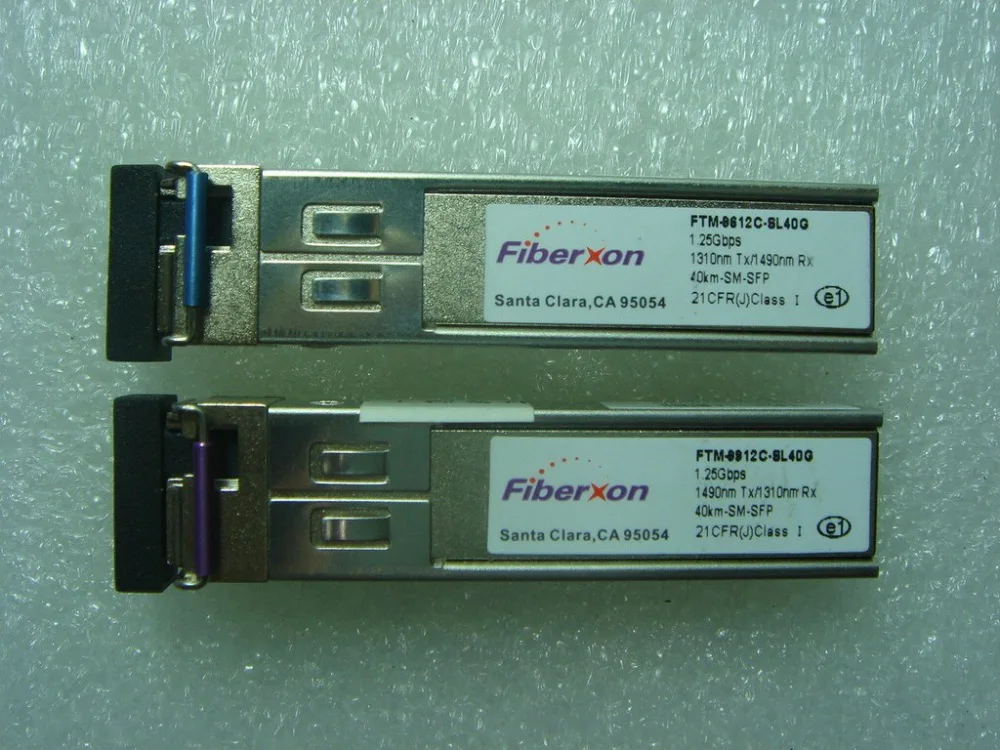 

Fiberxon FTM-9612C-SL40G 1.25G 1310nm Tx/1490nm Rx 40km-SM-SFP Optical Module