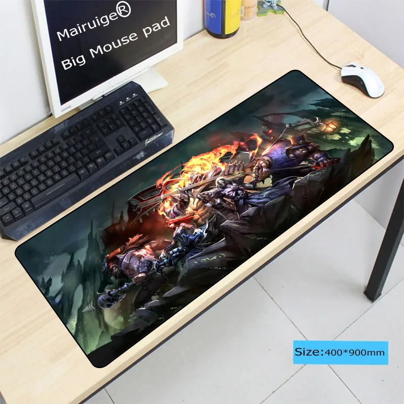 Mairuige league of legends Large Lock Edge Mouse Pad Computer Gaming MousePads Laptop Gaming Mice P