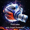 Guantes profesionales de fútbol para hombres, guantes de protección para el dedo, guantes de fútbol de látex gruesos para fútbol, fútbol, portero ► Foto 2/6