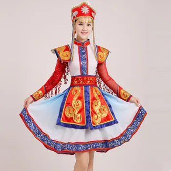 

mongolia dance costumes for women modern dance clothing minority dance princess cosplay clothing